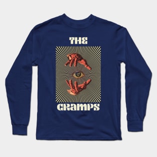 Hand Eyes The Cramps Long Sleeve T-Shirt